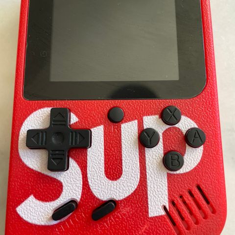 Håndholdt retro gameboy spiller