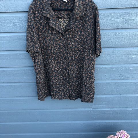 Vintage silkebluse