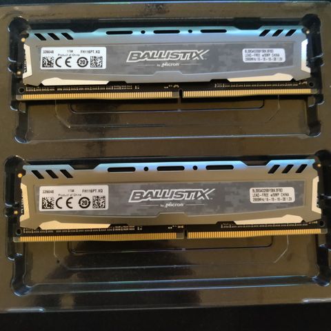 Ballistix micron 8GB x2