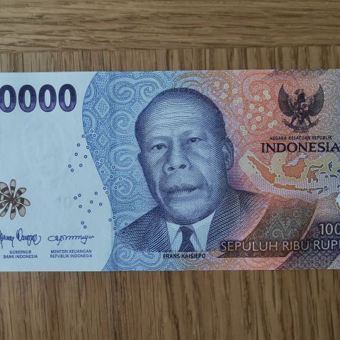 Indonesia 10 000 rupiah, 2022, UNC
