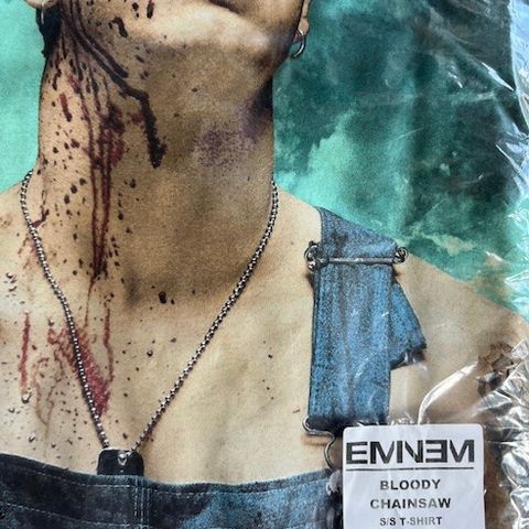 Ny Eminem sort T-skjorte, størrelse M