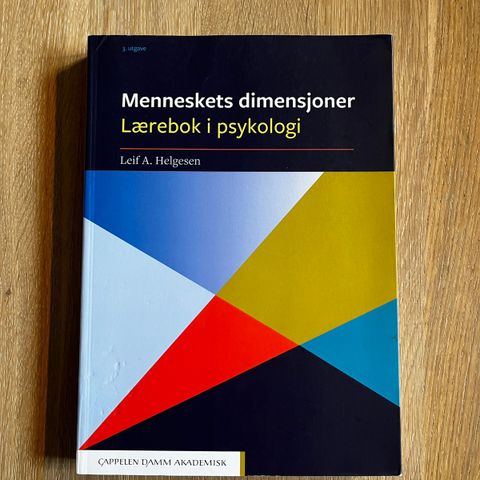 Menneskets dimensjoner - lærebok i psykologi