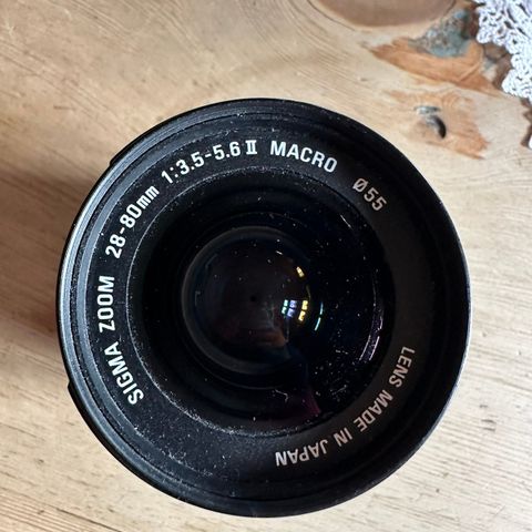 Kamera-objektiv: Sigma 28-80 mm