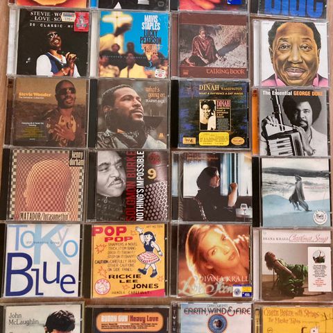 CDer,  soul og jazz, 24 stk selges samlet