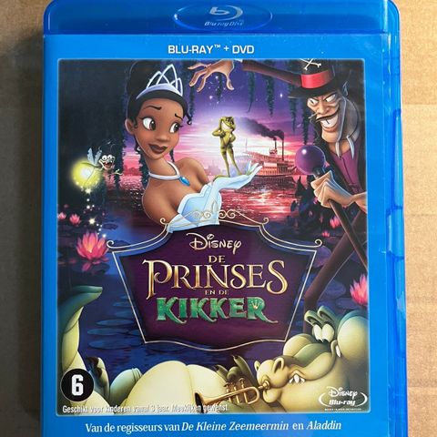 Prinsesse en de kikker Blu-ray (Nederlandsk utgave)