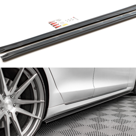 Tesla Model S sideskjørt side skirt Maxton design