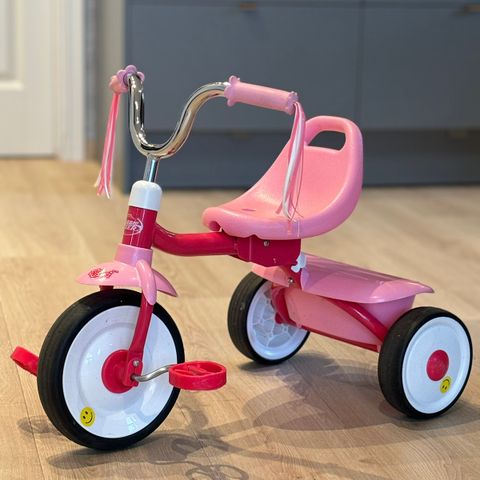 Ny pris! Trehjulsykkel rosa Radio Flyer