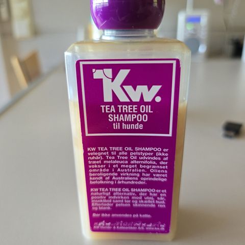 KW tea tree oil shampo til hund.