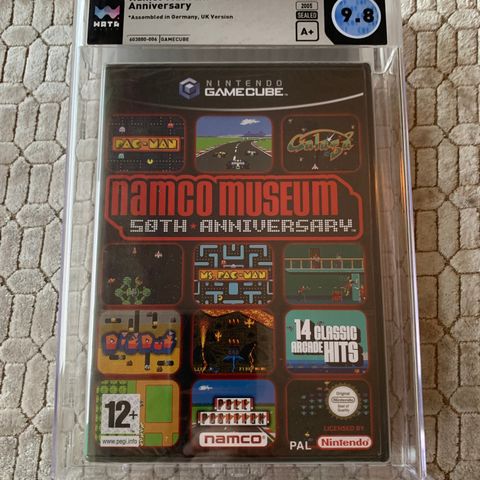 WATA 9.8 A+ Namco Museum 50TH Anniversary | Gamecube | UKV