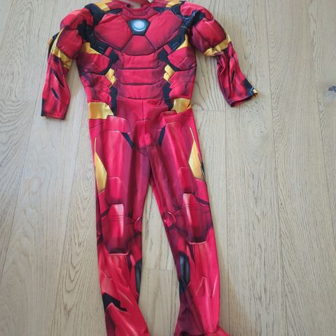 IRON MAN kostyme med maske