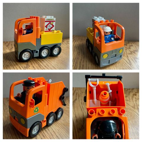 LEGO® DUPLO® To/ 2 Kjøretøy med figurer og redskap