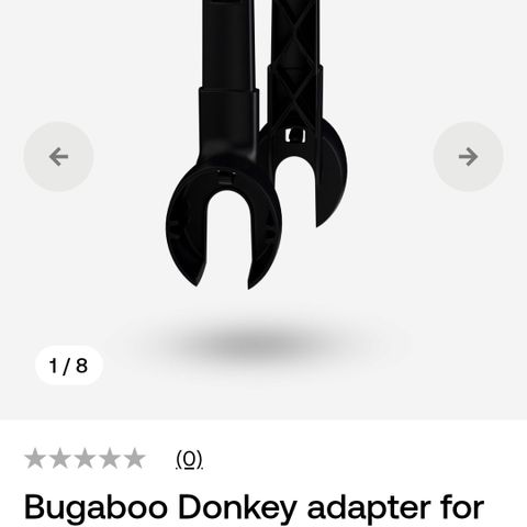 Ønskes kjøpt! Adapter donkey til bugaboo runner