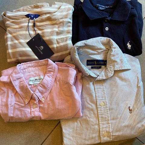 Ralph Lauren Polo, Gant og Jean Paul skjorter/kjoler dame str S