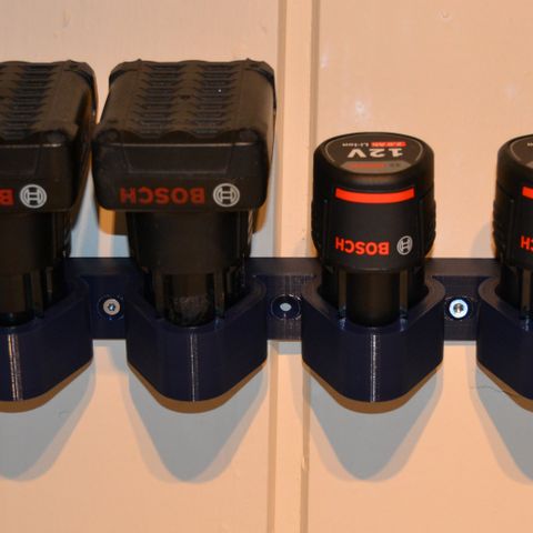 Bosch 12V batteriholder 4 slot.