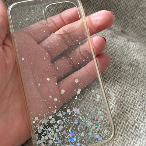 Mobildeksel med glitter til iPhone 13 mini