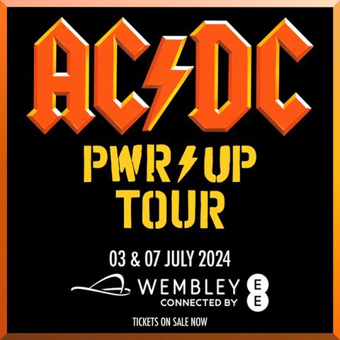 AC/DC Billett LONDON, Wembley Søndag 7. juli  --- Under halv pris