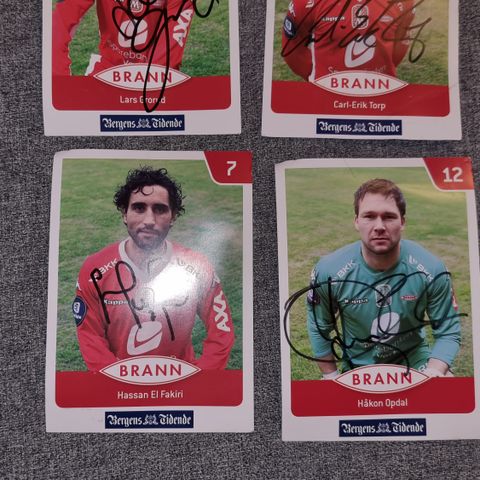 SK Brann autografer