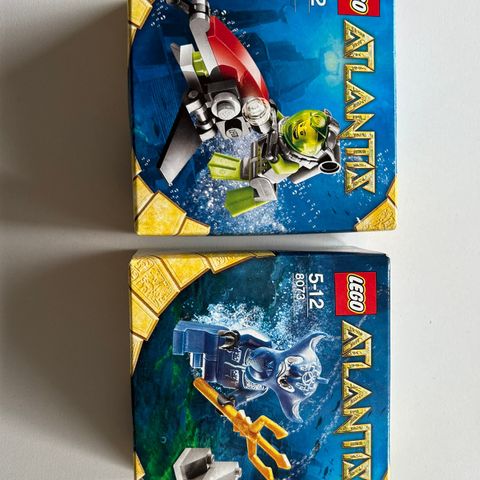 Lego Antlantis 8072 og 8073