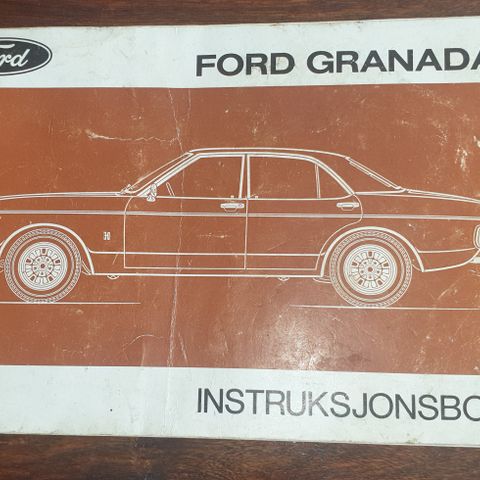 Instruksjonsbok Ford Granada 1976 modell