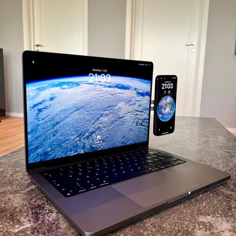 100% strøken Macbook Pro 14" M2 Pro (sjekk bildene!)