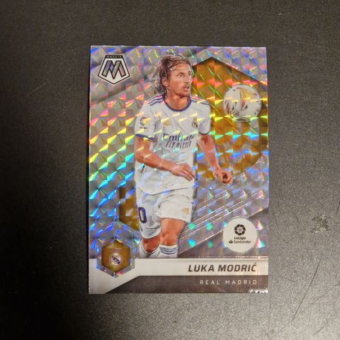 Luka Modric Panini Mosaic Prizm #85 Real Madrid 2021-22