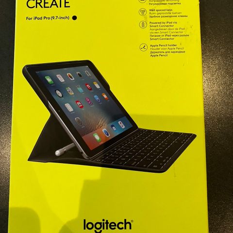 Logitec tastatur til iPad Pro 9 (UK keyboard)