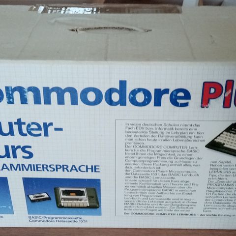 Sjeldenhet: Commodore PLUS 4 CIB sjelden boxed utgave