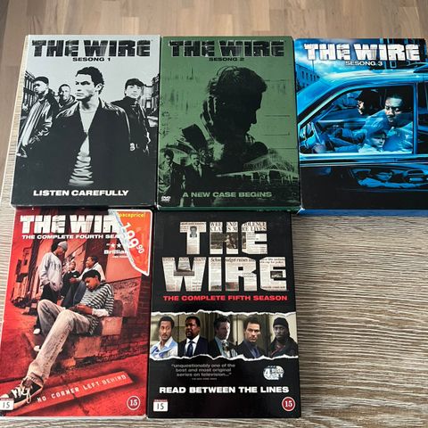 The Wire  5 sesonger. 1 - 5
