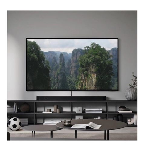 NY SAMSUNG 55" 4K QLED TV -QE55Q80BATXXC .120 Hz Panel og sentralstativ i metall
