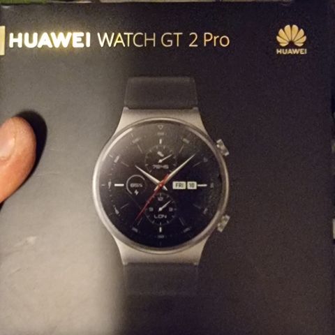 🕰️ Elegant Huawei Watch GT 2 Pro med tilbehør
