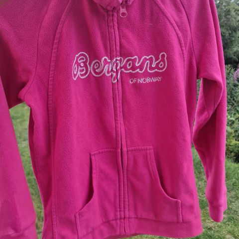 Bergans fleece jakke str 128