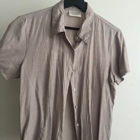 Vintage gråbrun skjorte