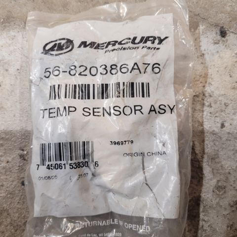 Mercury Temperatur sensor