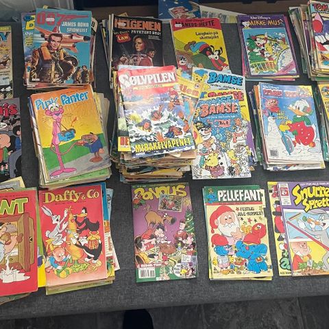 Tegneserier - diverse fra 1970-> 1990 tallet