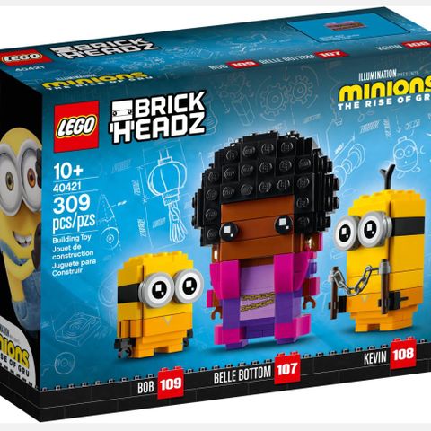 LEGO Brickheadz Minions Belle Bottom, Kevin og Bob 40421