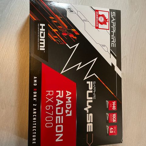 Sapphire Radeon RX 6700 GAMING OC 10GB DDR6 PULSE