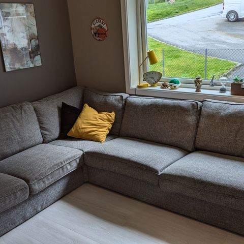 Stor behagelig sofa