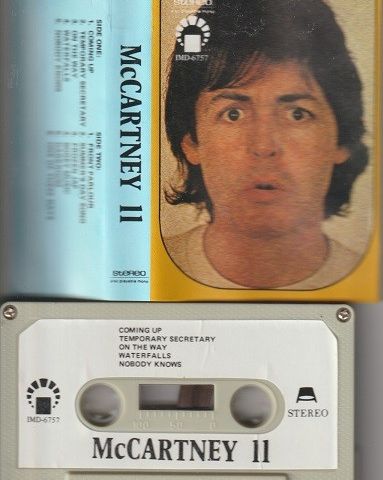 Paul McCartney " McCartney II " Kassett selges for kr.25