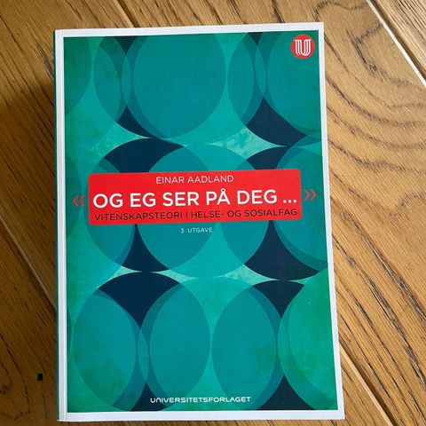 Og eg derpå deg… av Einar Aadland