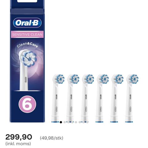 Oral b refill tannbørstehoder