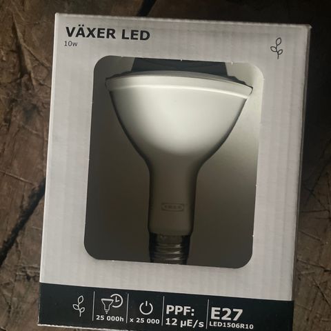 Växer LED Ikea uåpnet