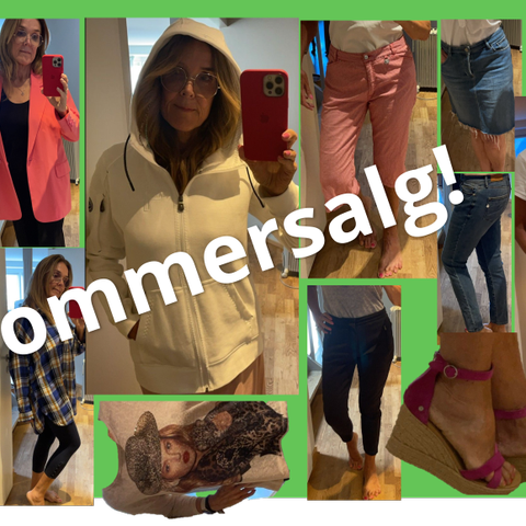 Sommerklær str 40-44 L/XL kr 30-1490 skjorts jakke bukser jeans topper