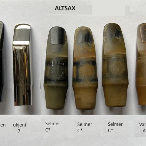 Altsax-munnstykker