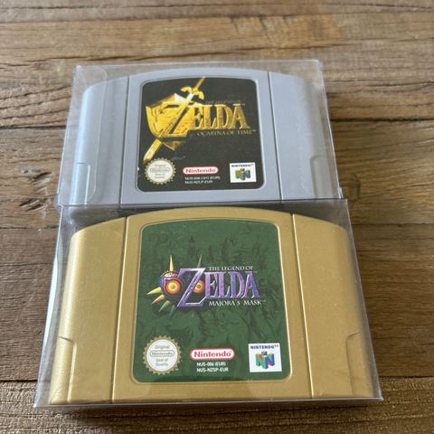 Zelda Nintendo 64 Majoras Mask og Ocarina of Time N64