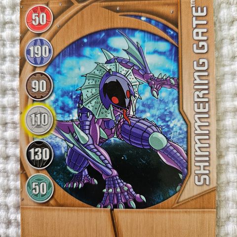 Bakugan metallkort Shimmering gate