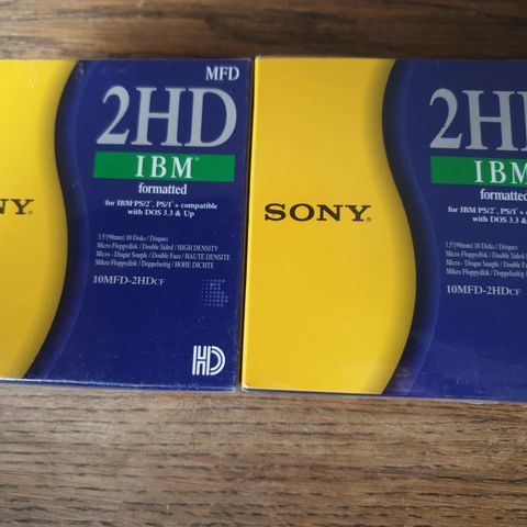 Sony 3,5" Micro Floppydisk Double Sided