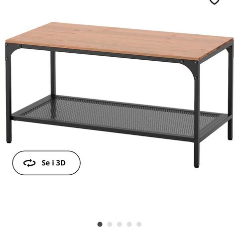 Nytt sofabord fjällbo IKEA stuebord