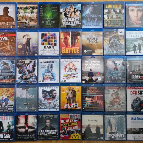 230 Norske filmer på blu-ray selges stykkvis