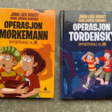 Bøkene: Operasjon Mørkemann og Tordensky