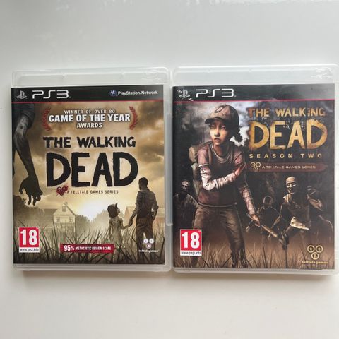 Ps3 spill WALKING DEAD 1 / 2